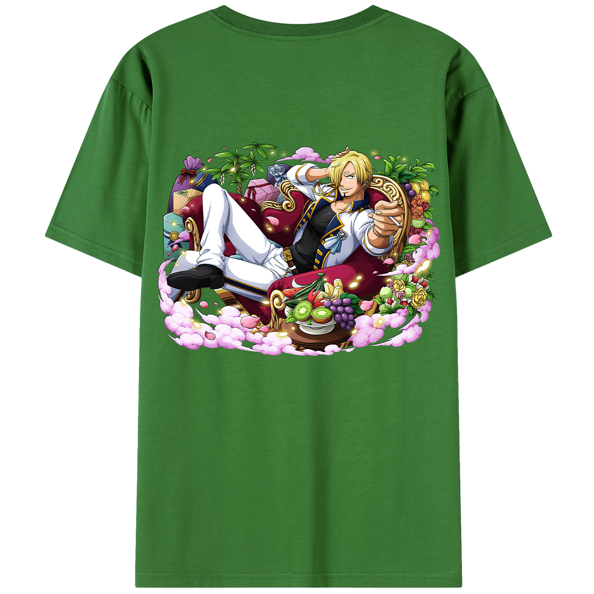 （画像用） ワンピース サンジ ONE PIECE Sanji レディース半袖Tシャツ(バックプリント)